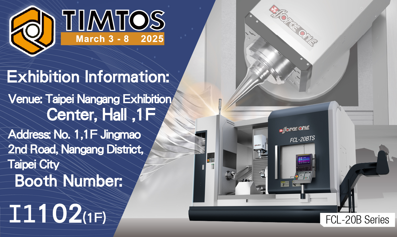 2025 TIMTOS Taipei International Machine Tool Show